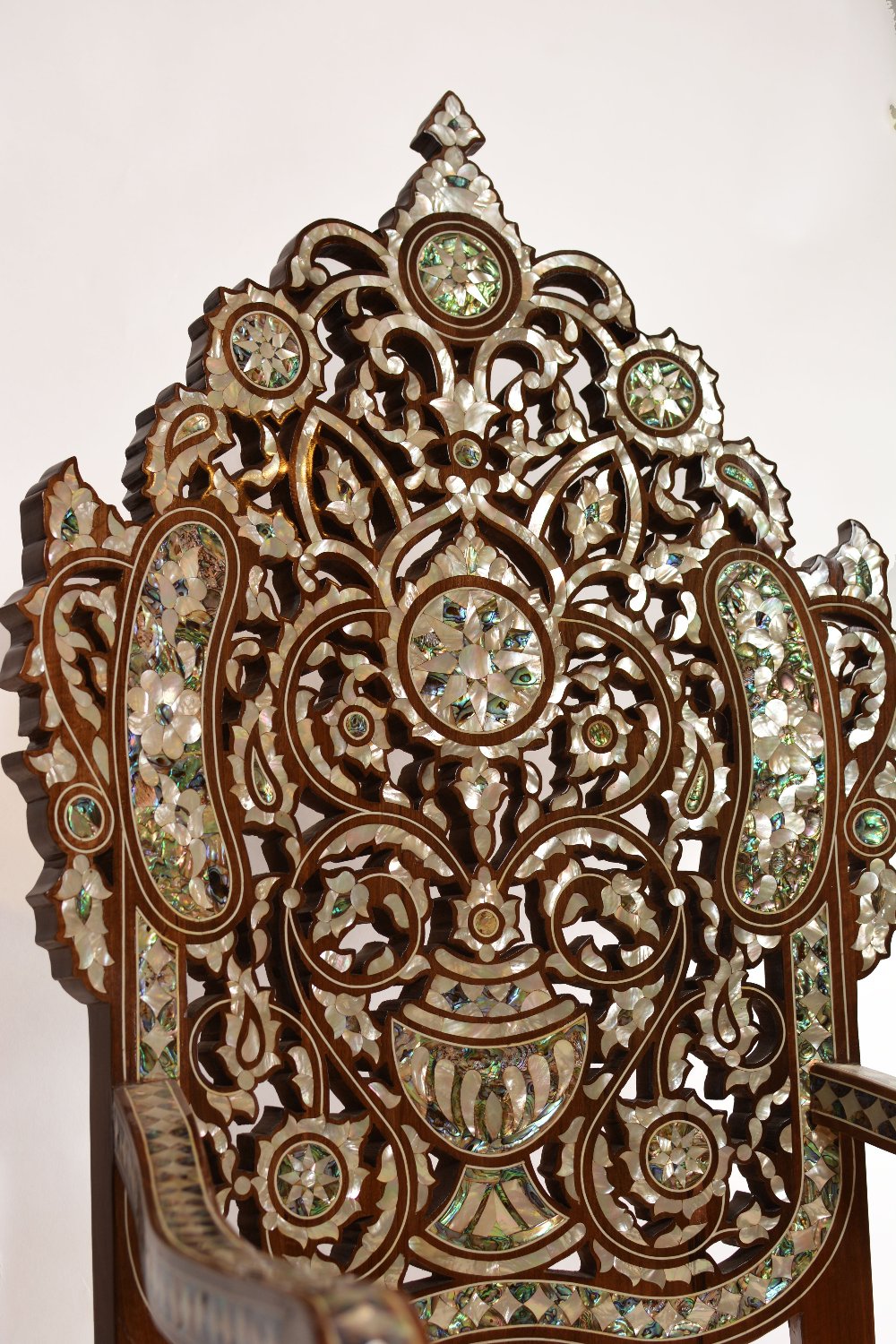 Handmade Opulence Home Chair | Istanbul Design, Walnut Wood