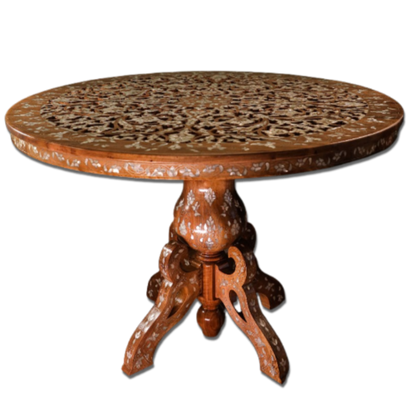 Handmade Middle Table for Living Room | Inlaid with Mother of Pearls