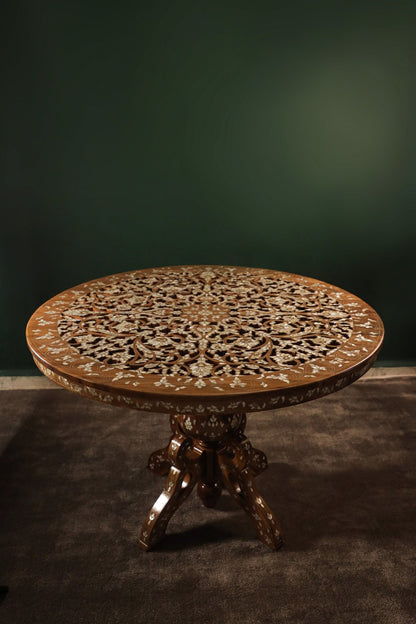 Handmade Middle Table for Living Room  Inlaid with Mother of Pearls