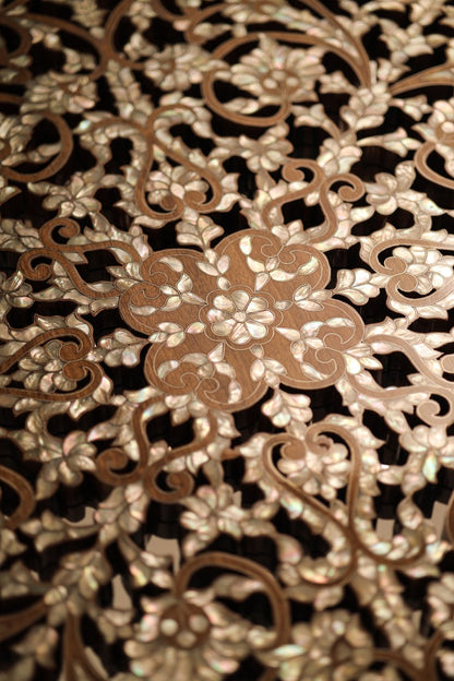 Handmade Middle Table for Living Room  Inlaid with Mother of Pearls