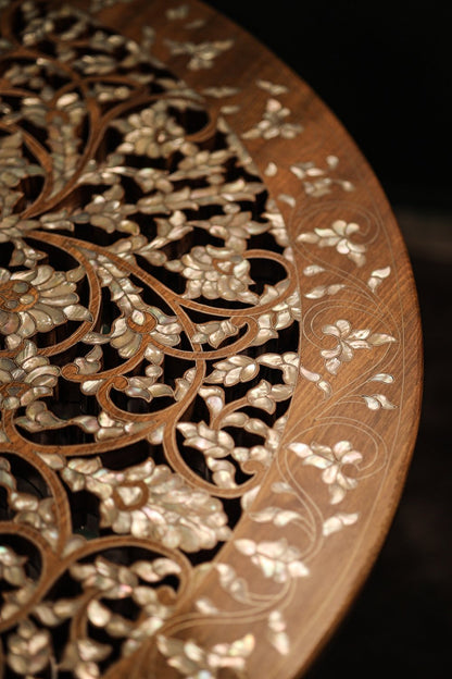 Handmade Middle Table for Living Room  Inlaid with Mother of Pearls