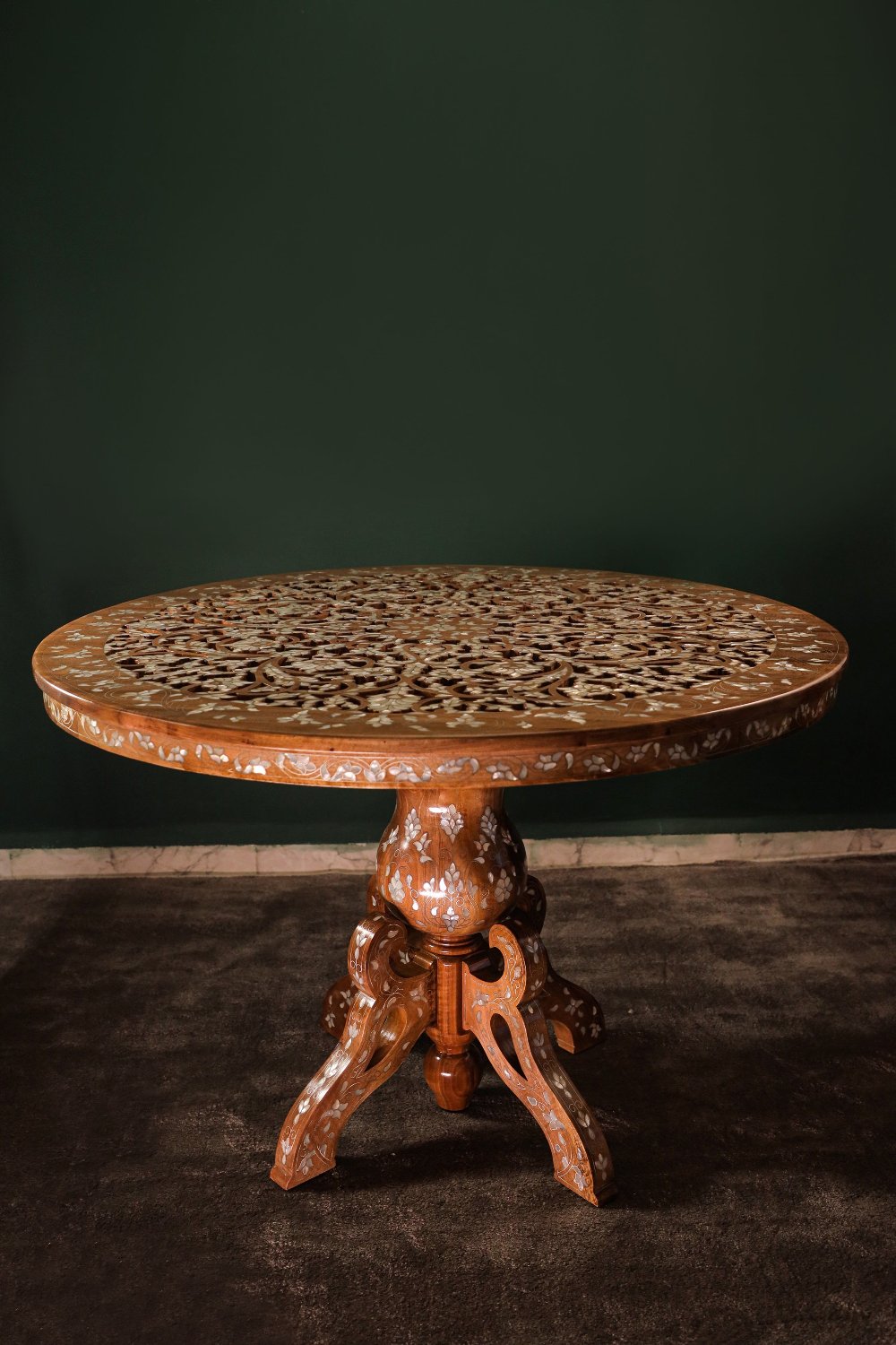 Handmade Middle Table for Living Room  Inlaid with Mother of Pearls