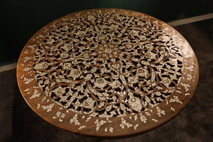 Handmade Middle Table for Living Room  Inlaid with Mother of Pearls