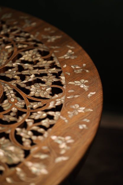 Handmade Middle Table for Living Room  Inlaid with Mother of Pearls