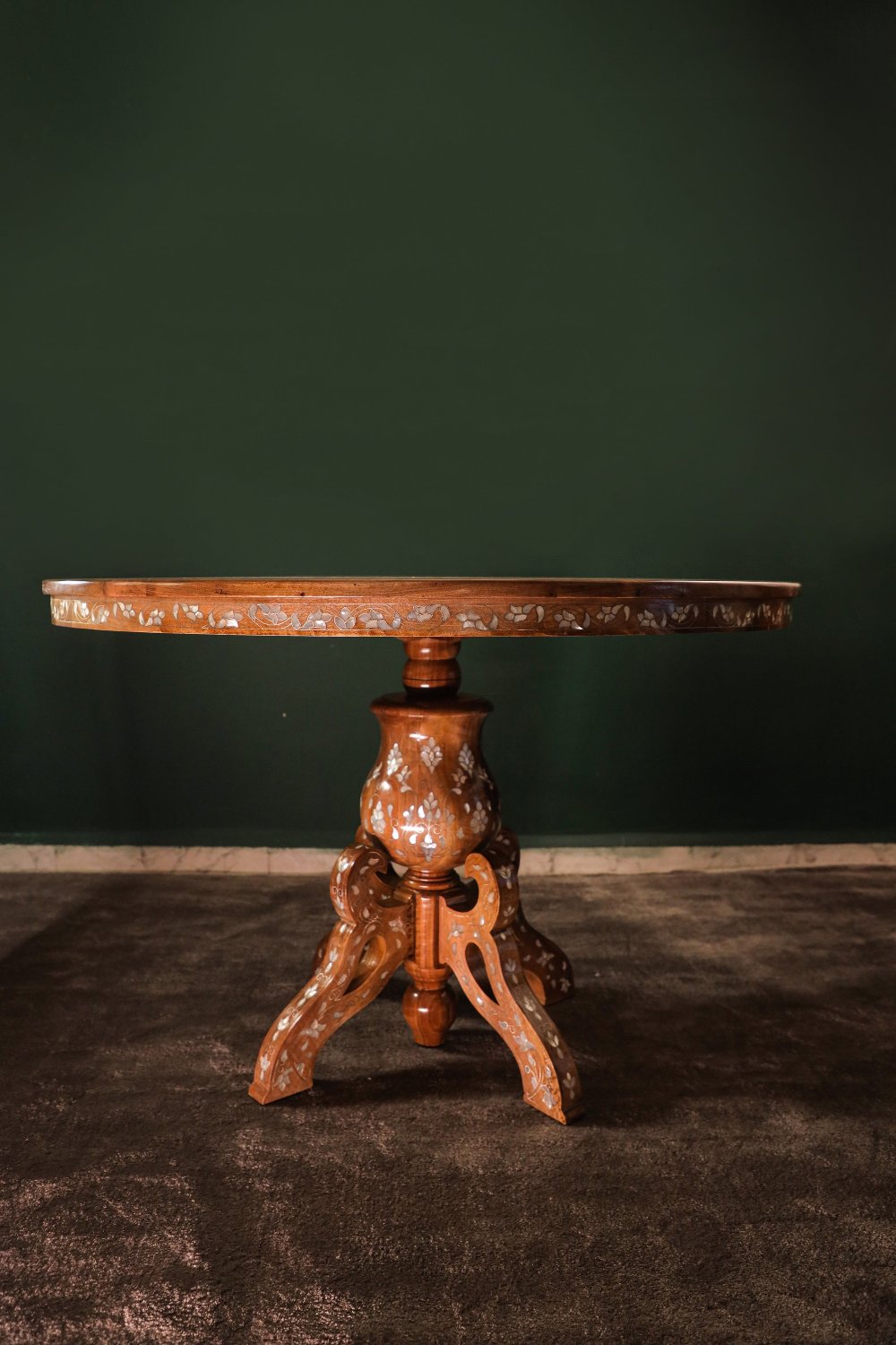 Handmade Middle Table for Living Room  Inlaid with Mother of Pearls