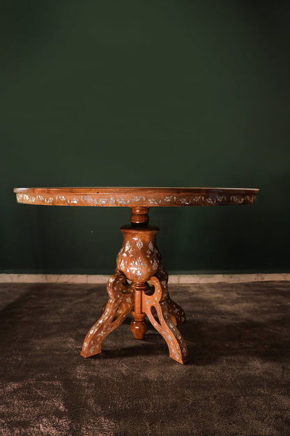 Handmade Middle Table for Living Room  Inlaid with Mother of Pearls
