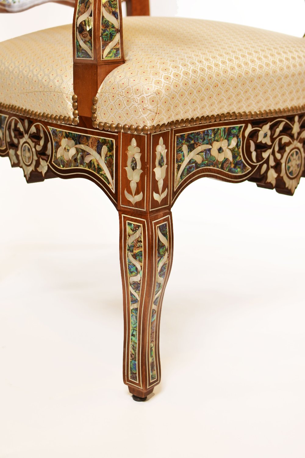Handmade Opulence Home Chair | Istanbul Design, Walnut Wood
