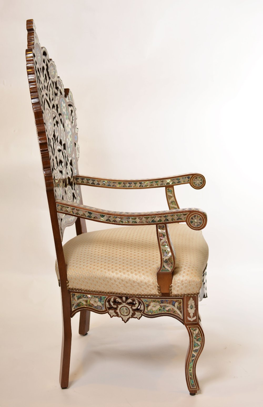 Handmade Opulence Home Chair | Istanbul Design, Walnut Wood