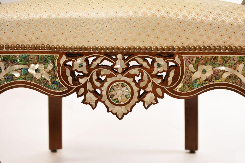 Handmade Opulence Home Chair | Istanbul Design, Walnut Wood