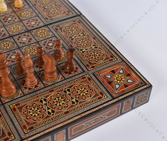 Handmade Wooden Backgammon Set | Unique Handcrafted Game Sets