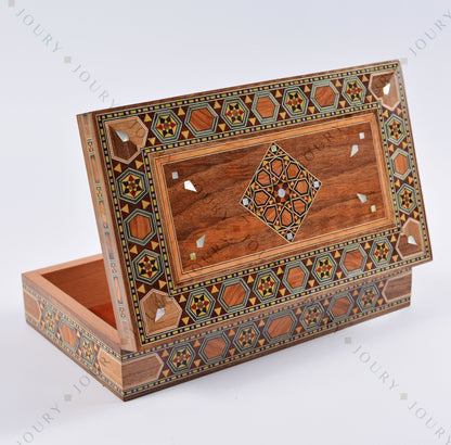 Mothers day gift from daughter/ jewellery box/ Chocolate Box/ Handmade box / wooden box /  mosaic box inlay with mother of pearl