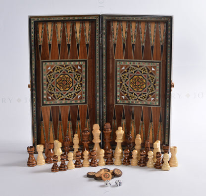 Handmade Backgammon Board | Unique Handcrafted Backgammon Sets