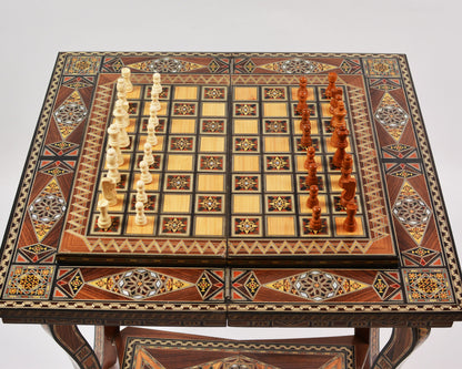 Handmade Chess Table | Unique Hand-Crafted Chess Tables