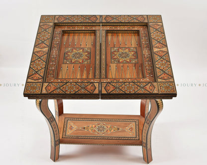 Handmade Poker Table | Antique Wooden Handmade Square Poker Table