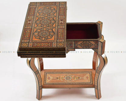 Handmade Poker Table | Antique Wooden Handmade Square Poker Table