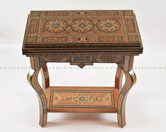 Handmade Poker Table | Antique Wooden Handmade Square Poker Table