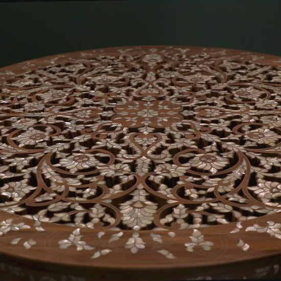 Handmade Middle Table for Living Room  Inlaid with Mother of Pearls